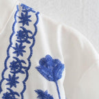 Autumn Flowers Women's Blouse