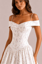 Strapless Shoulder Strap Dress