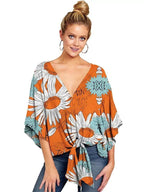 Ellie Women's V-Neck Blouse