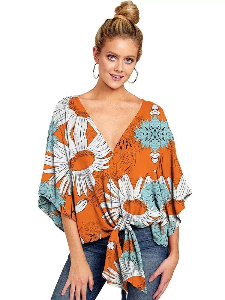 Ellie Women's V-Neck Blouse