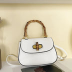 Women's Handbag with Bamboo Handle