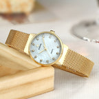 Casual 18K Gold-Plated Women's Watch