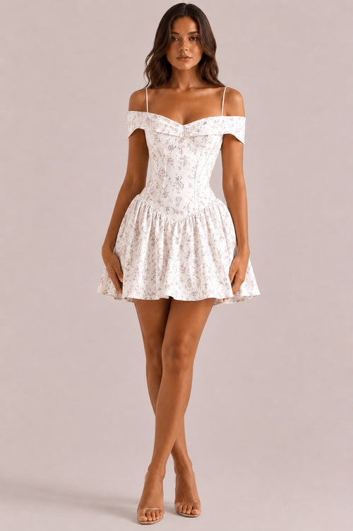 Strapless Shoulder Strap Dress