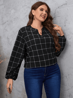 Crystal Women's Casual Plus Size Blouse