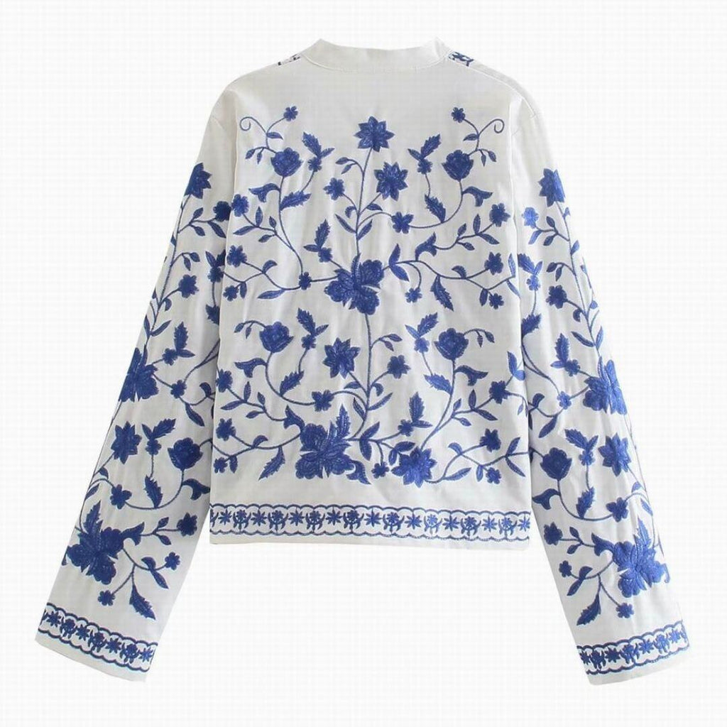 Autumn Flowers Women's Blouse