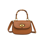 Women's Handbag with Bamboo Handle