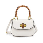 Women's Handbag with Bamboo Handle