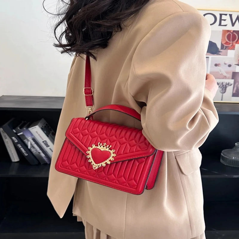 Elegance Heart Women's Handbag