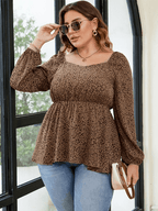 Savana Women's Casual Plus Size Blouse