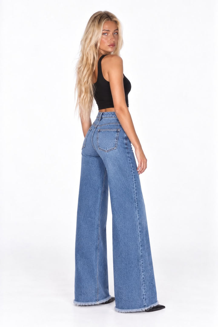 Sienna High Rise Wide Leg Jeans