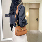 Women's Handbag with Bamboo Handle