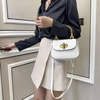 Women's Handbag with Bamboo Handle