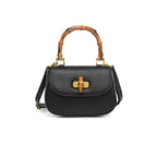 Women's Handbag with Bamboo Handle