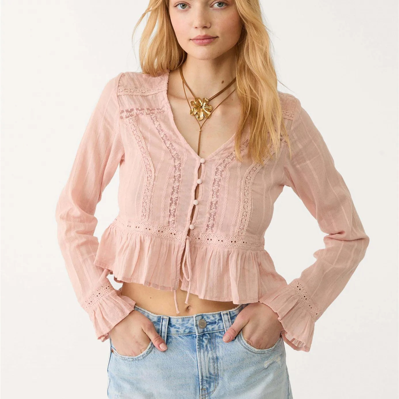 Low-Cut Blouse