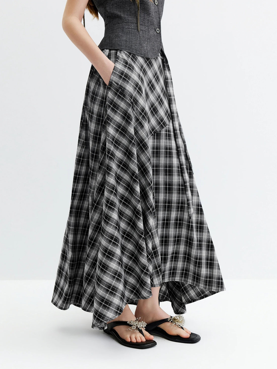 Floor-length Full Circle Skirt