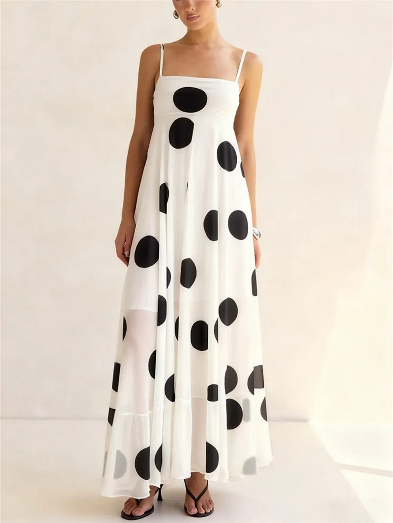 Printed Strap Dress