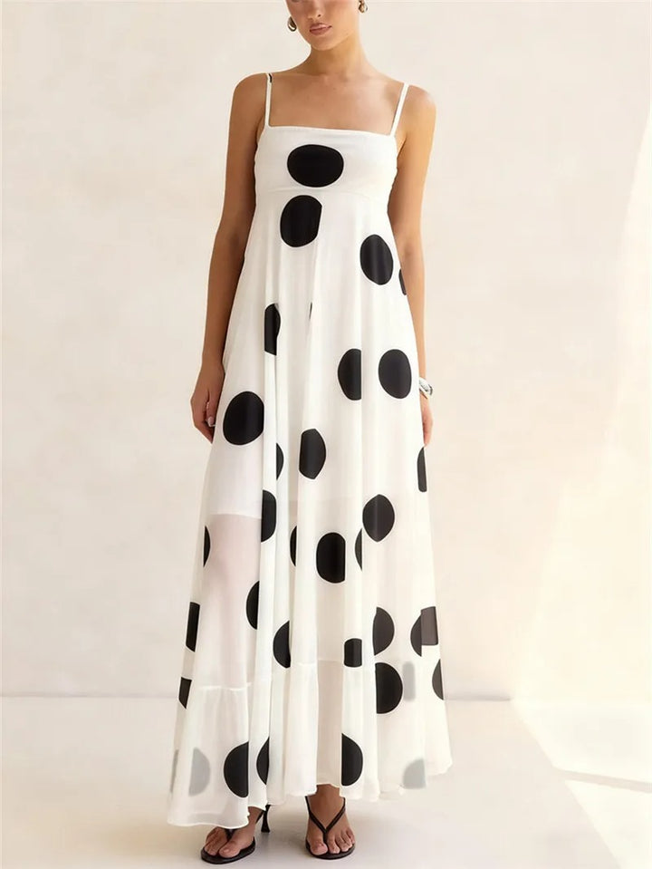 Printed Strap Dress