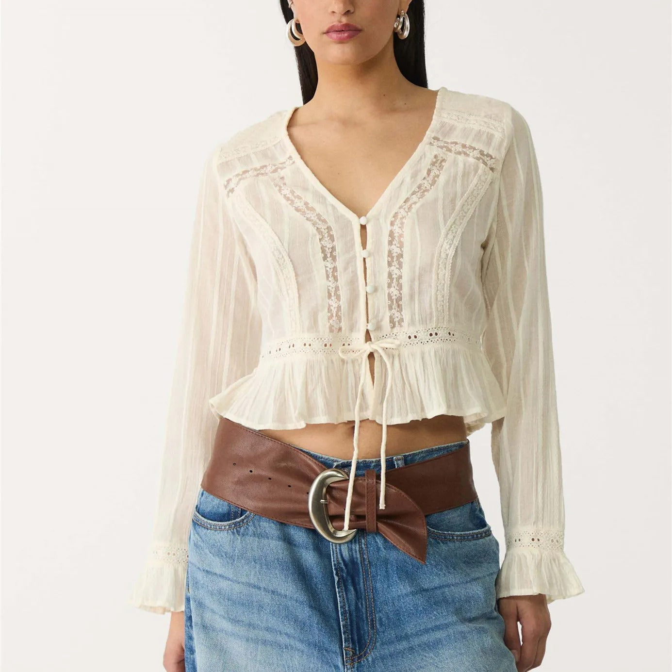Low-Cut Blouse