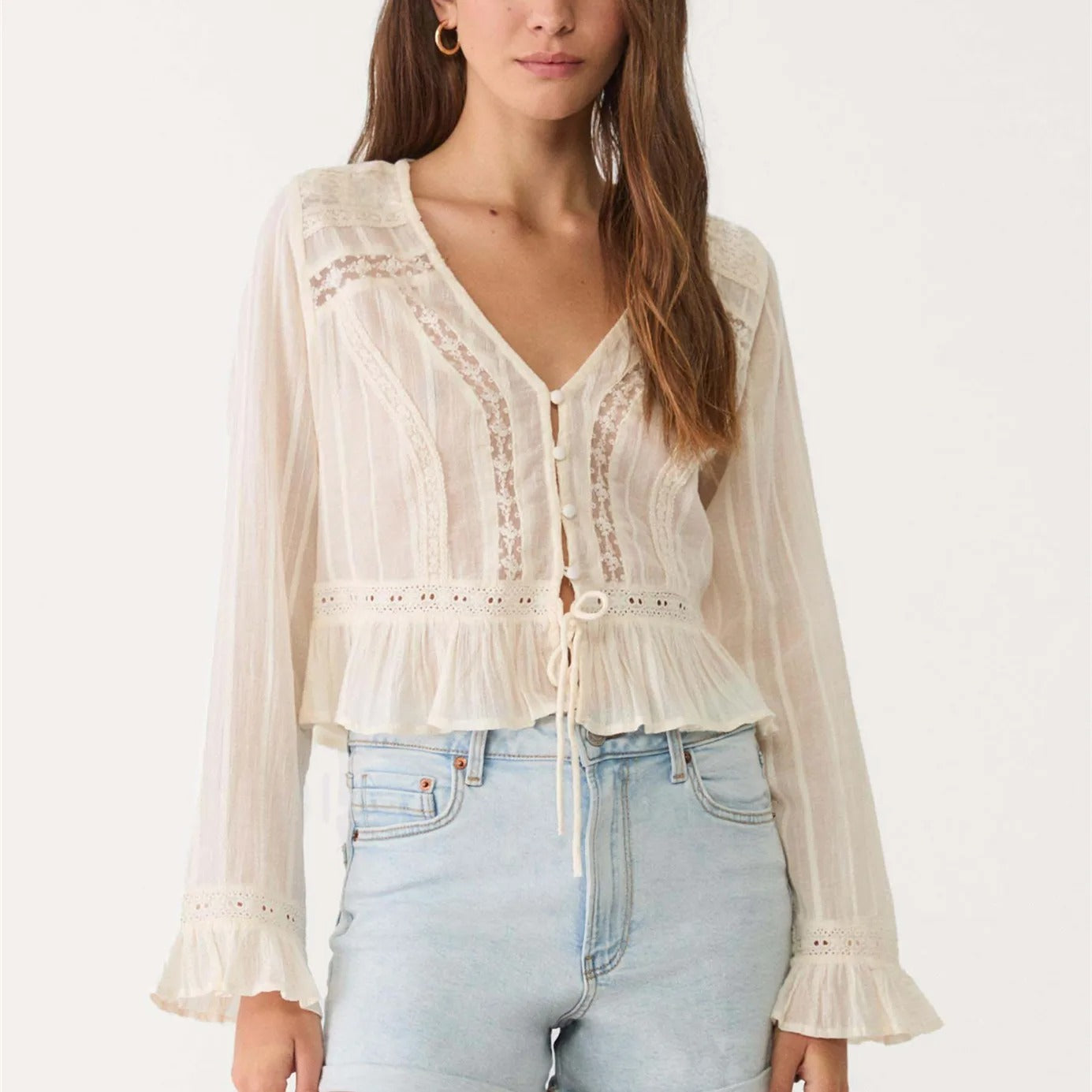 Low-Cut Blouse