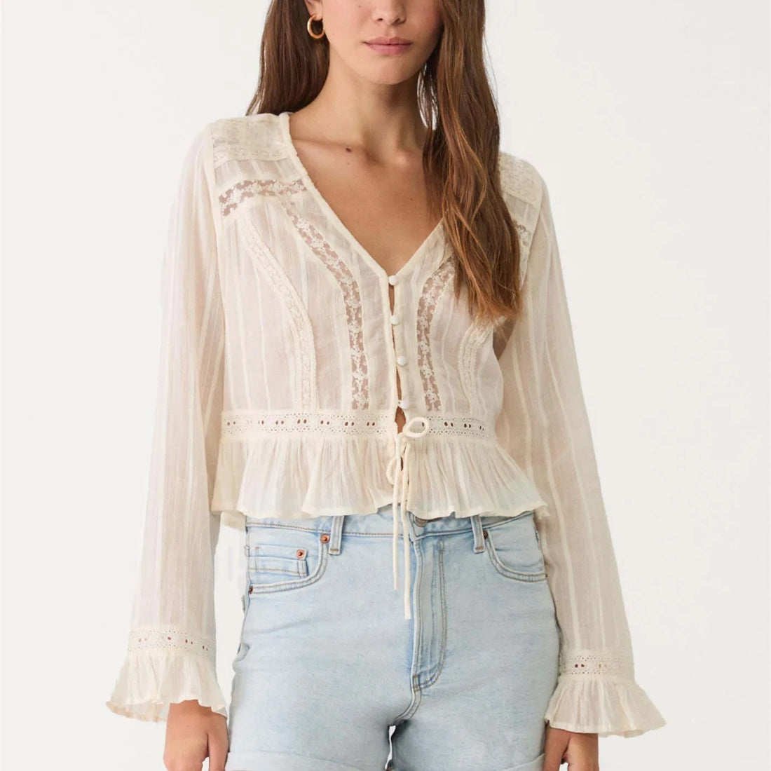 Low-Cut Blouse