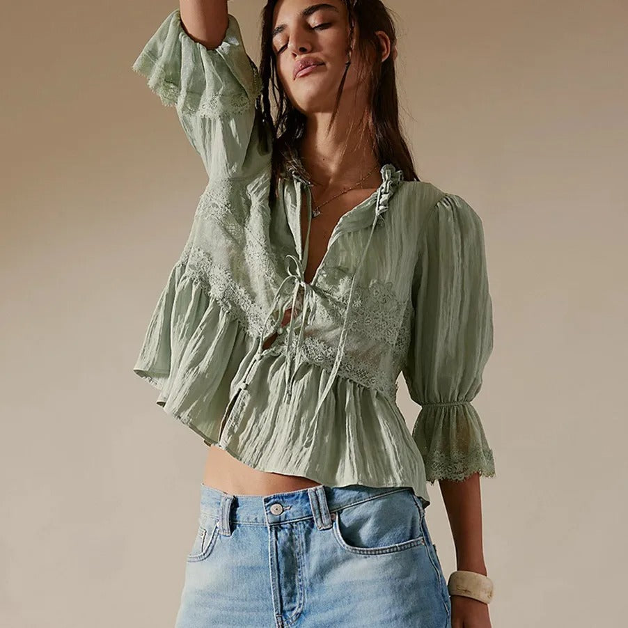 Loose Lace Shirt